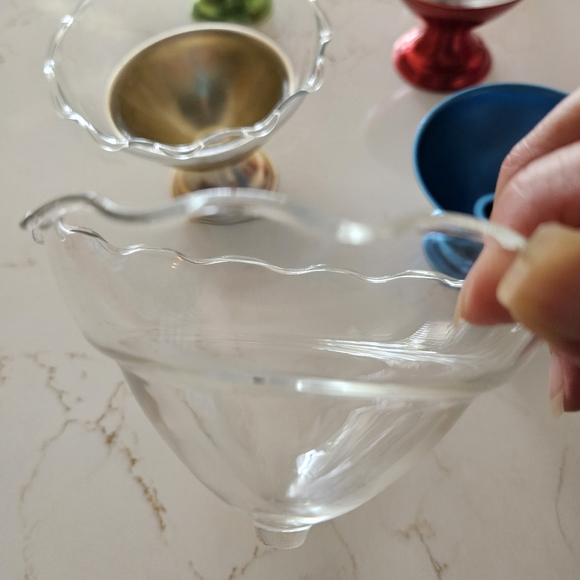 6 Vintage ice cream dessert 🍨 cups - Picture 4 of 10